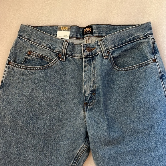 🆕 Men’s Lee Jeans Regular Fit Straight Leg 32x30 Light Stone - Picture 5 of 10
